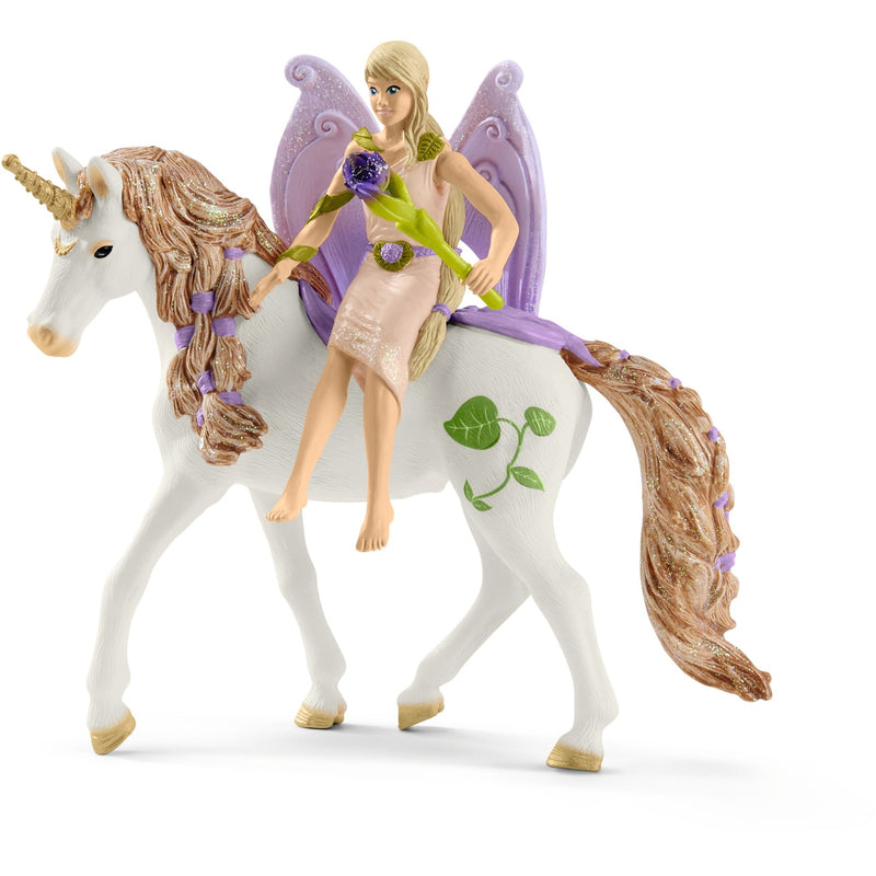 Load image into Gallery viewer, Schleich Bayala Glinsterend bloemenhuis met eenhoorns, me