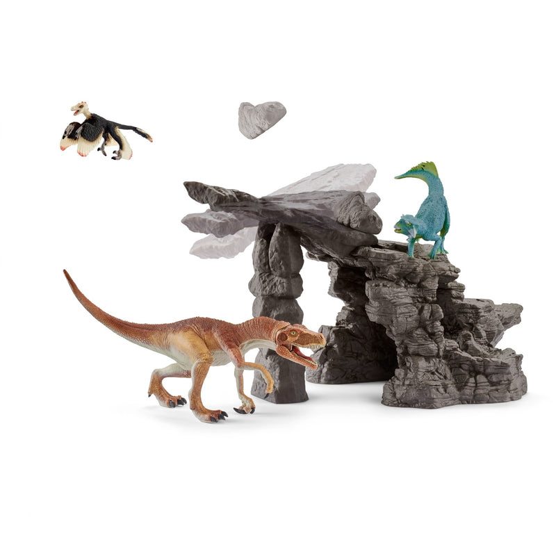 Load image into Gallery viewer, Schleich DINOSAURS Set met Grot 41461