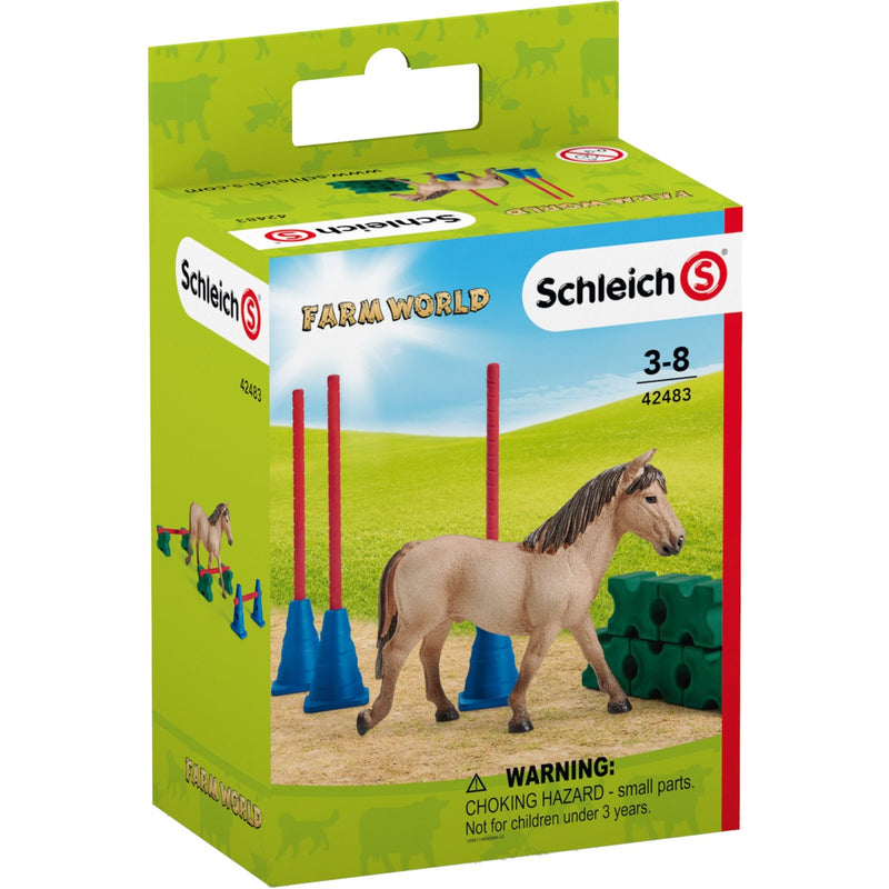 Load image into Gallery viewer, Schleich Farm World Pony slalom