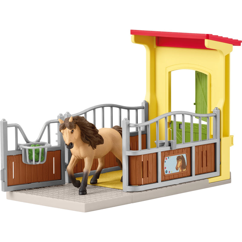 Load image into Gallery viewer, Schleich FARM WORLD Ponystal met Ijslanderhengst 42609