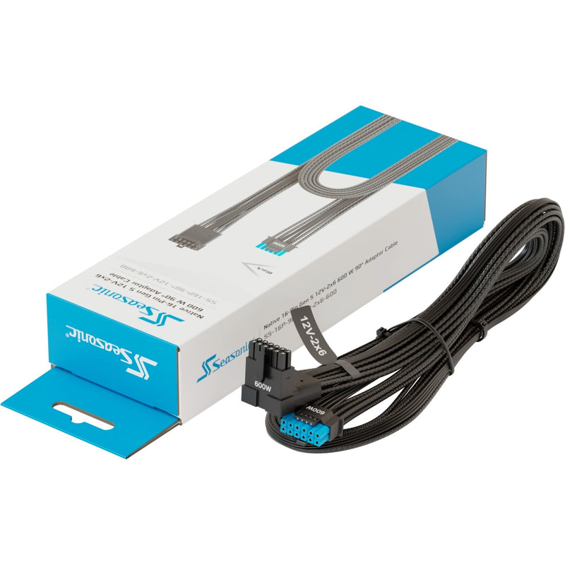 Load image into Gallery viewer, Seasonic adapterkabel gen 5 ss-16p 90°-12v-2x6-600