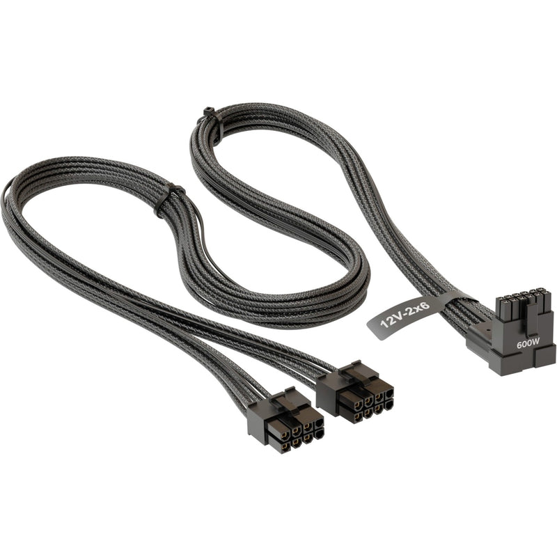 Load image into Gallery viewer, Seasonic Adapterkabel Gen 5 SS-2x8P 90°-12V-2x6-600