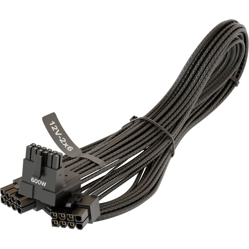Load image into Gallery viewer, Seasonic Adapterkabel Gen 5 SS-2x8P 90°-12V-2x6-600