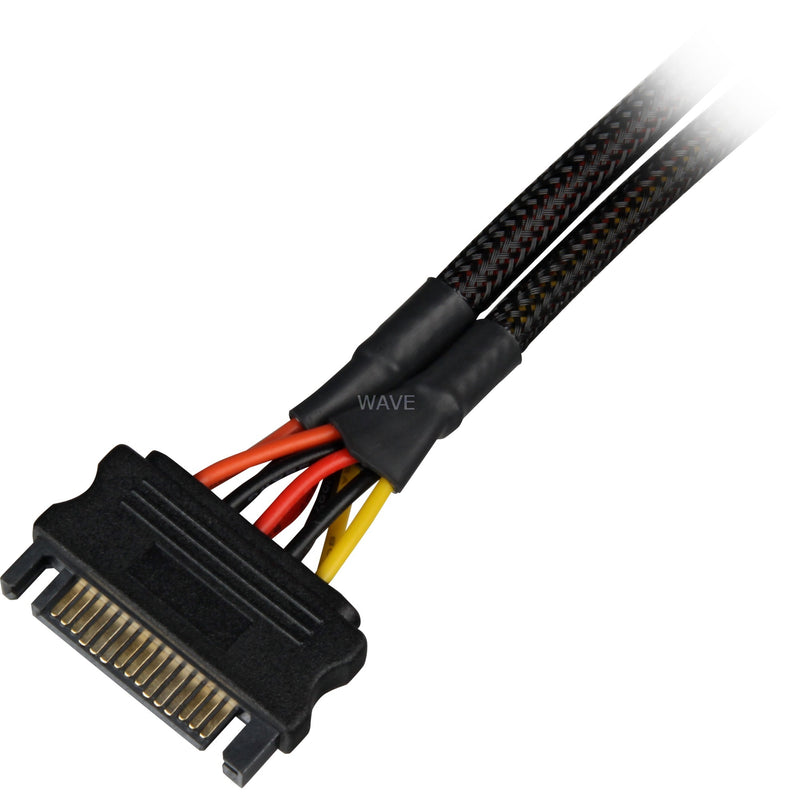 Load image into Gallery viewer, Sharkoon sata ystroomadapter, 0,20m