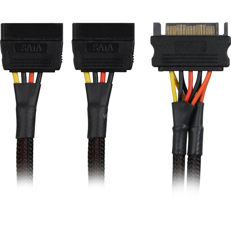 Load image into Gallery viewer, Sharkoon sata ystroomadapter, 0,20m