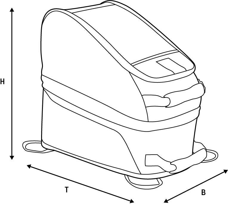 Load image into Gallery viewer, Oxford q15r tank rugzak tank backpack q15r black 15l quicklock