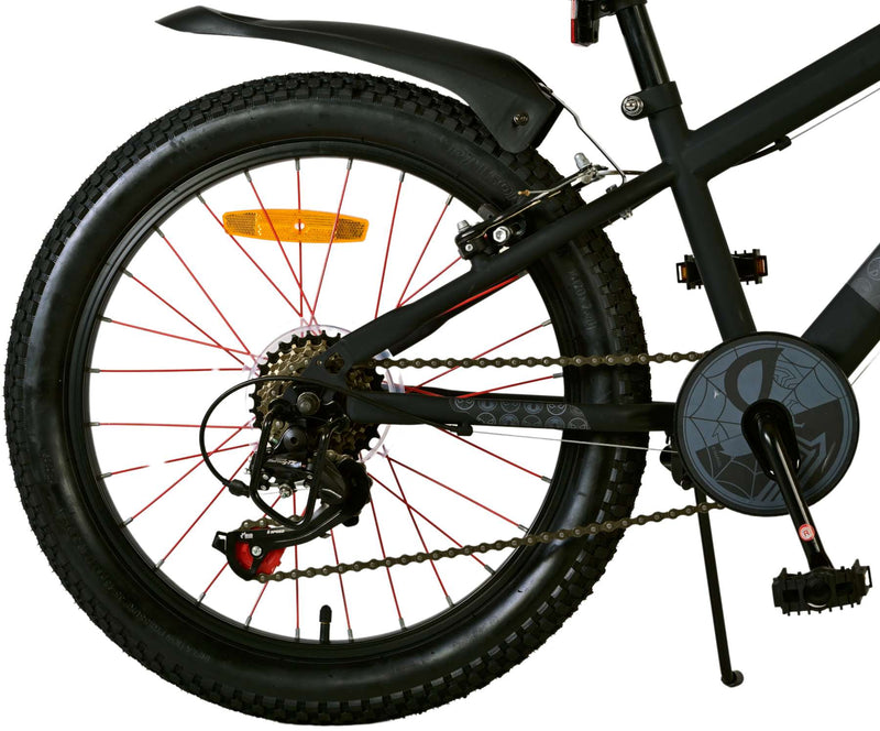 Load image into Gallery viewer, Spider-Man - Kinderfiets - Jongens - 20 inch - Mat Zwart - 2 Handremmen
