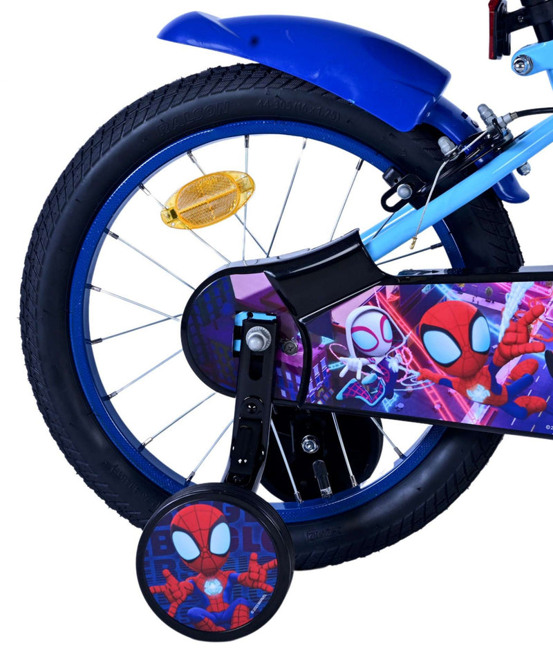 Load image into Gallery viewer, Spidey und seine tollen freunde spidey kinderfiets - jongens - 16 inch - blauw - twee handremmen
