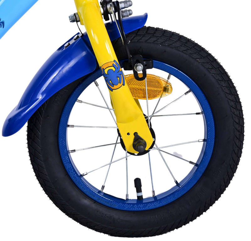Load image into Gallery viewer, Spidey and his amazing friends Spidey Kinderfiets Jongens 12 inch Blauw Twee handremmen