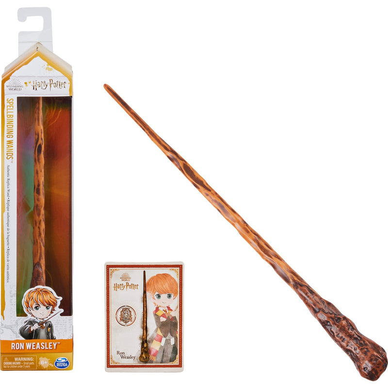 Load image into Gallery viewer, Spin Master Wizarding World: Harry Potter Ron Wemel Wand met