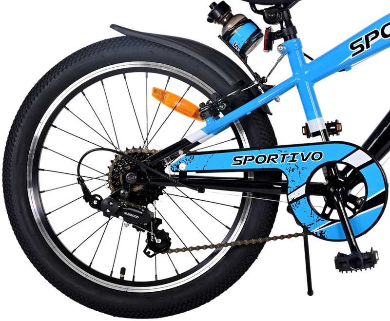 Load image into Gallery viewer, Volare Sportivo Kinderfiets - Jongens - 20 inch - Blauw - 7 versnellingen
