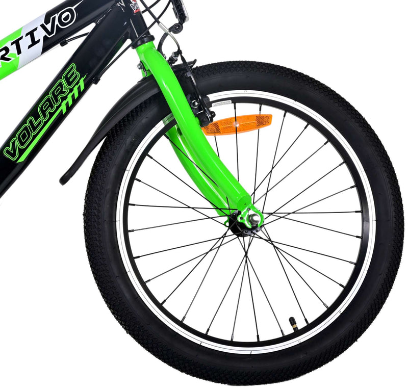 Load image into Gallery viewer, Volare Sportivo Kinderfiets - Jongens - 20 inch - Groen - 7 versnellingen