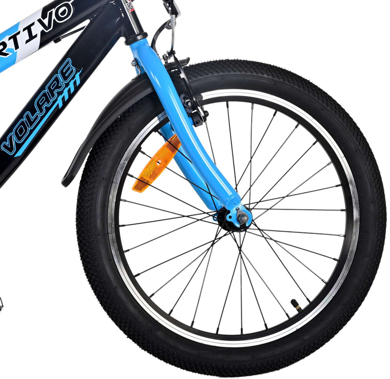 Load image into Gallery viewer, Volare Sportivo Kinderfiets - Jongens - 20 inch - Blauw - Twee handremmen