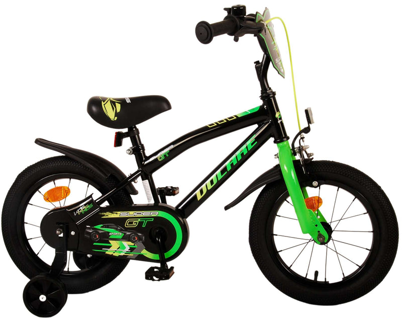 Chargez l'image dans la visionneuse de la galerie, Volare super gt kinderfiets - jongens - 14 inch - groen - twee handremmen
