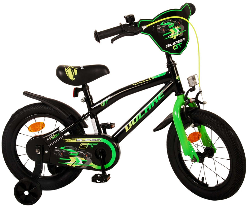 Chargez l'image dans la visionneuse de la galerie, Volare super gt kinderfiets - jongens - 14 inch - groen - twee handremmen