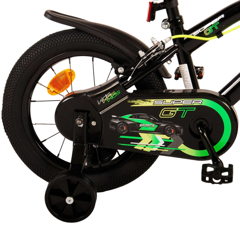 Load image into Gallery viewer, Volare Super GT Kinderfiets Jongens 14 inch Groen Twee handremmen