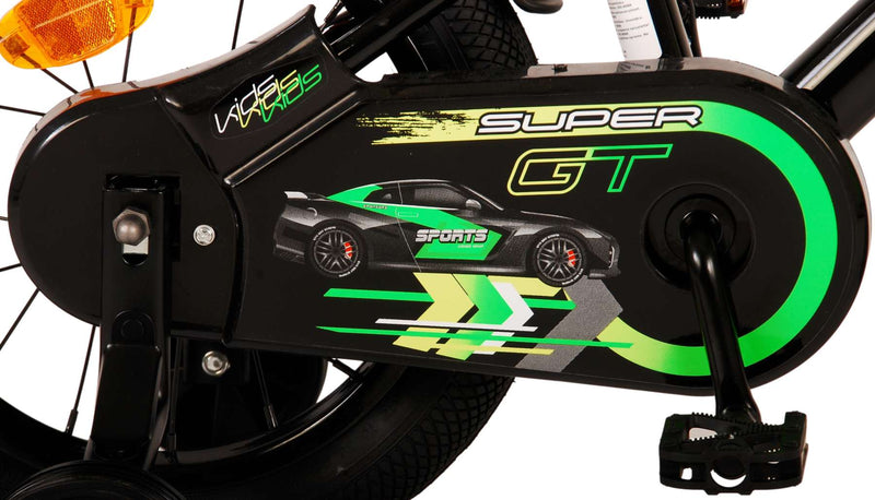Chargez l'image dans la visionneuse de la galerie, Volare super gt kinderfiets - jongens - 14 inch - groen - twee handremmen