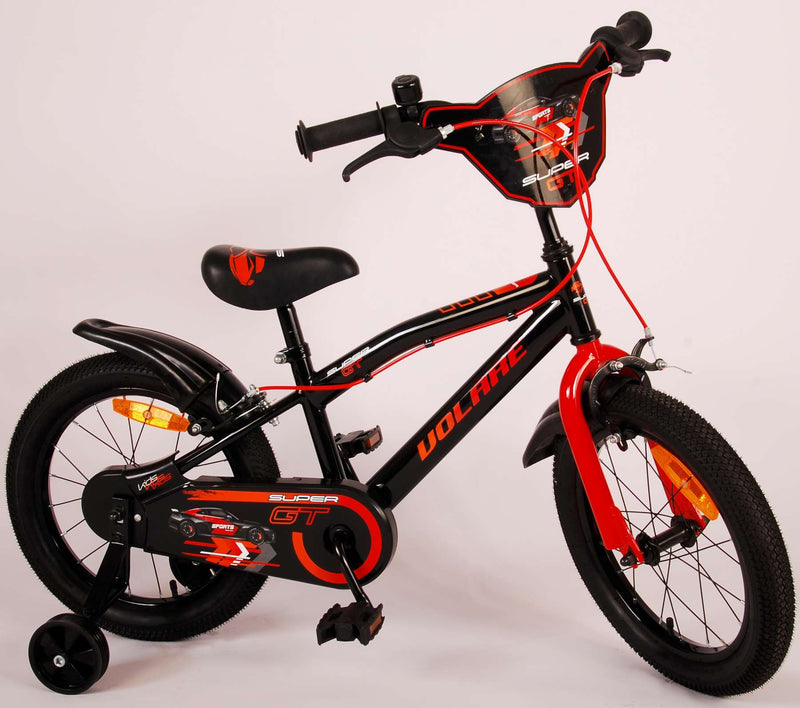 Load image into Gallery viewer, Volare Super GT Kinderfiets Jongens 16 inch Rood Twee handremmen