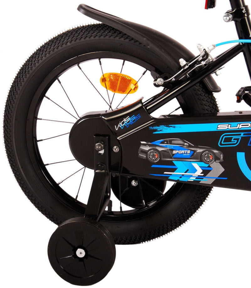 Load image into Gallery viewer, Volare Super GT Kinderfiets - Jongens - 16 inch - Blauw - Twee handremmen