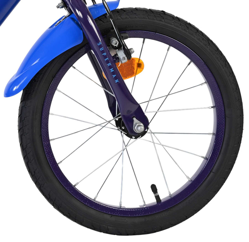 Afbeelding laden in galerijviewer, Volare superman kinderfiets - jongens - 16 inch - blauw
