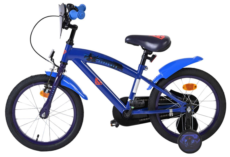 Cargue la imagen en el visor de la galería, Volare superman kinderfiets - jongens - 16 inch - blauw