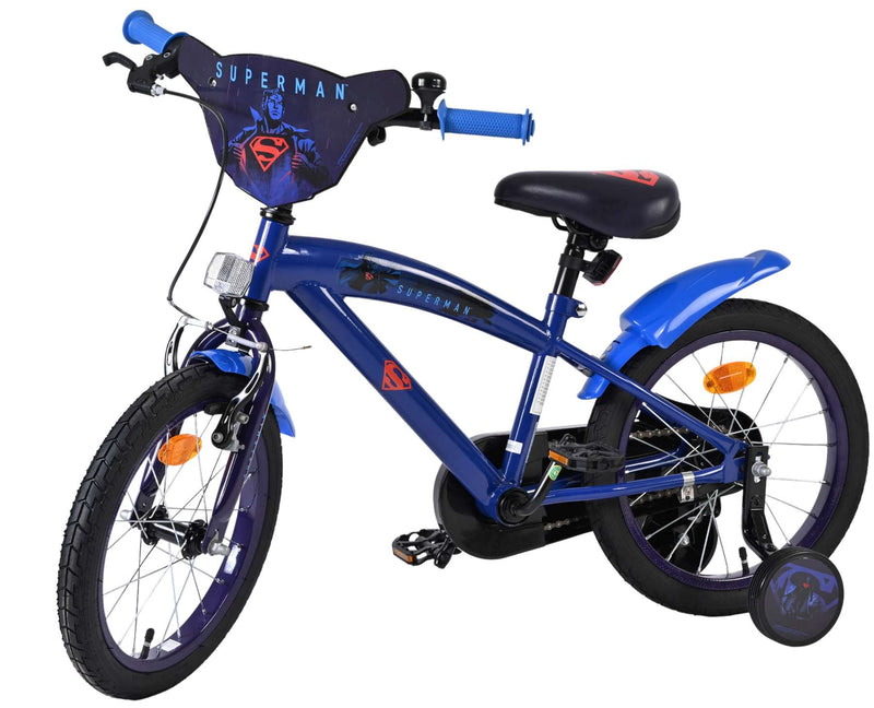 Afbeelding laden in galerijviewer, Volare superman kinderfiets - jongens - 16 inch - blauw