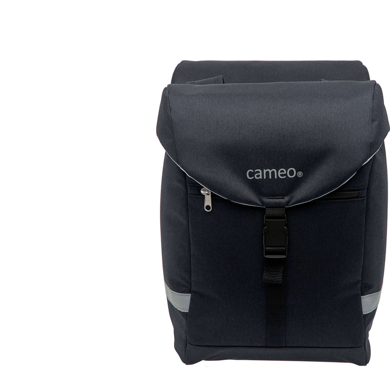 Load image into Gallery viewer, Cameo Sports Dubbele Fietstas Zwart 28L