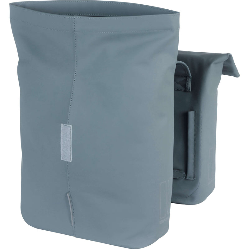 Load image into Gallery viewer, Basil Tas City Dubbel Vegan Leather | Graphite Blue