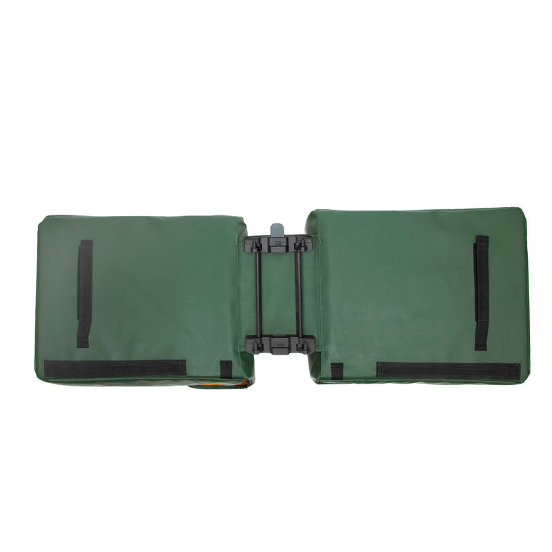 Load image into Gallery viewer, New Looxs Odense Dubbele Fietstas - Groen - 39L