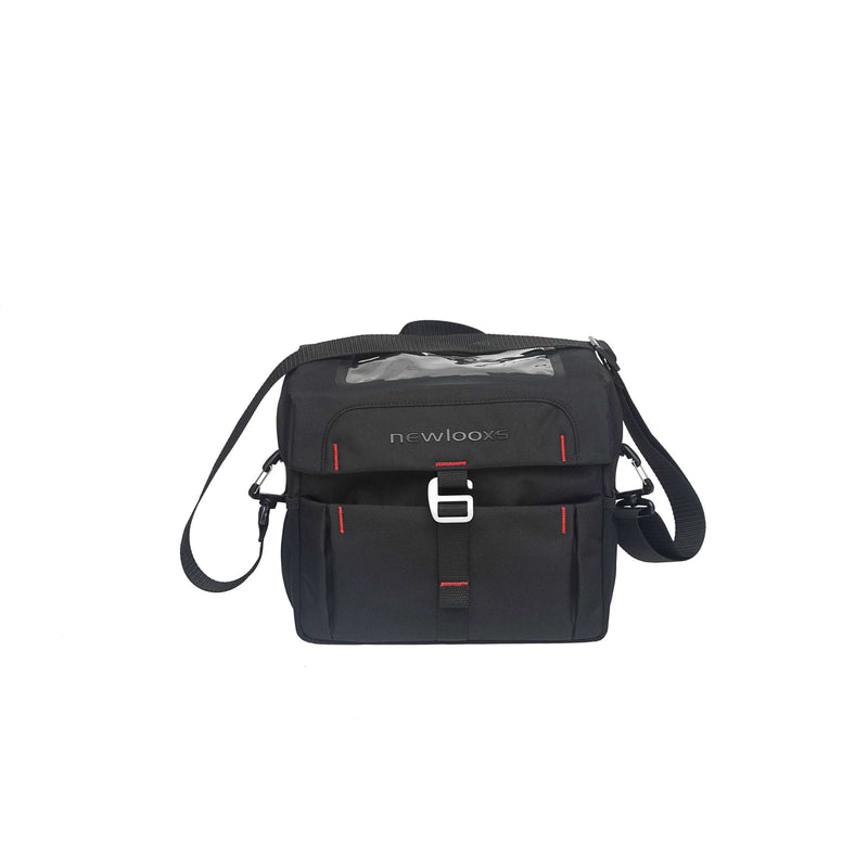 Chargez l'image dans la visionneuse de la galerie, Vigo Handlebar Bag - sportieve stuurtas, waterdicht, verstevigd, reflecterend, zwart