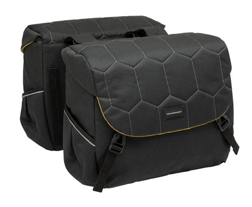 Load image into Gallery viewer, Mondi Joy Dubbele Fietstas - Zwart - Waterafstotend - 38L