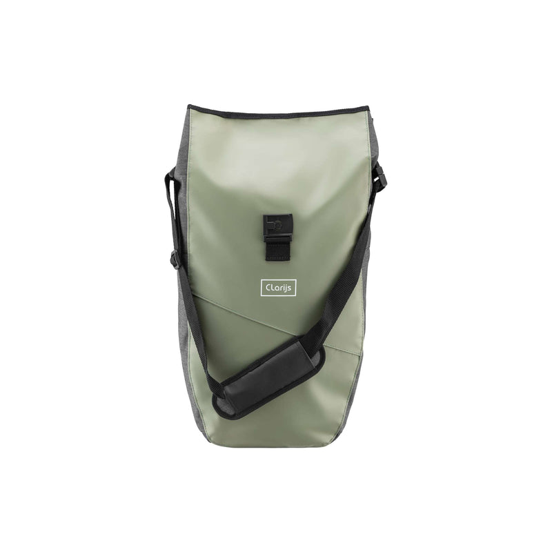 Afbeelding laden in galerijviewer, Clarijs fietstas solobag 24l olijf-grijs