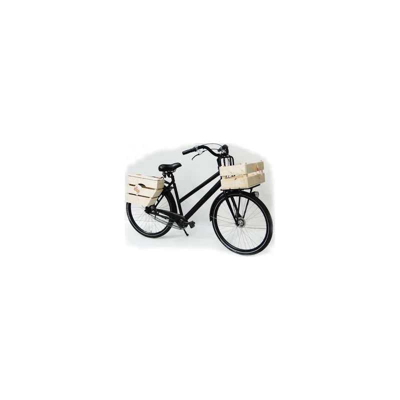 Laden Sie das Bild in Galerie -Viewer, Fietskrat B1 blank vuren hout 40x30x24cm