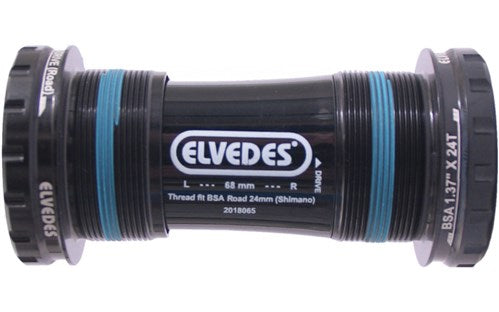 Afbeelding laden in galerijviewer, Trapas Elvedes Hollowtech Shimano Race 24Mm Zwart