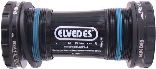 Load image into Gallery viewer, Trapas Elvedes Hollowtech Sram Truvativ Mtb Race Zwart