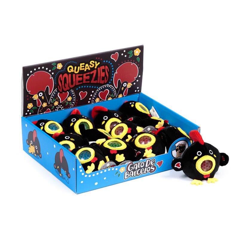 ギャラリービューアに画像をロードする, Queasy squeezies galo de barcelos knijpspeelgoed