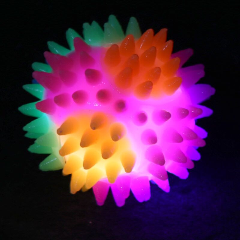Chargez l'image dans la visionneuse de la galerie, Puntige stuiterbal met led 5.5cm