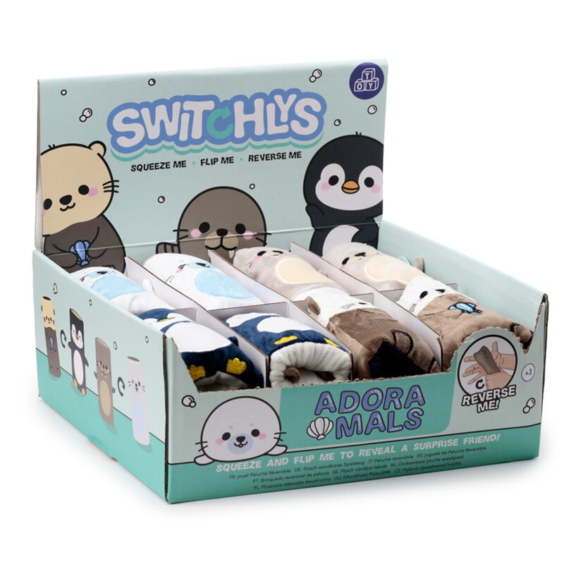 Cargue la imagen en el visor de la galería, Switchlys adoramals pinguïn otter walrus zeehond speelgoed