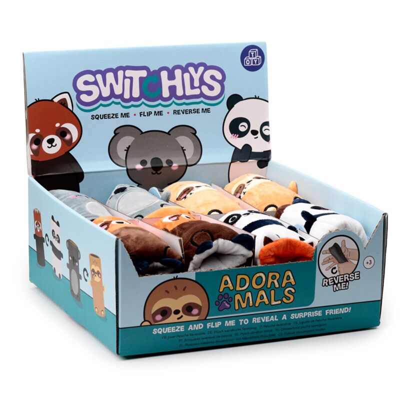 Cargue la imagen en el visor de la galería, Switchlys adoramals panda rode panda koala luiaard speelgoed