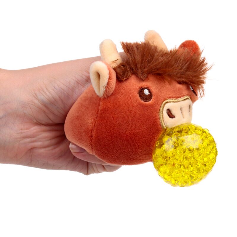 ギャラリービューアに画像をロードする, Queasy squeezies highland coo koe knijp speelgoed