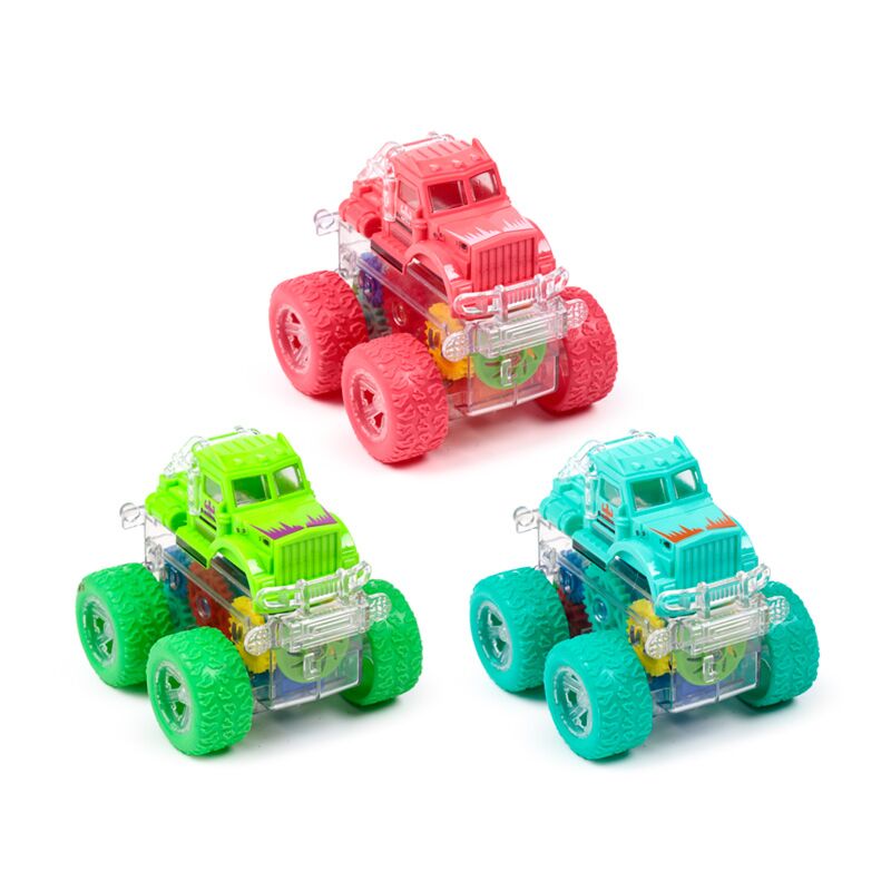 Chargez l'image dans la visionneuse de la galerie, Stunt tractor frictie duw trek actiespeelgoed