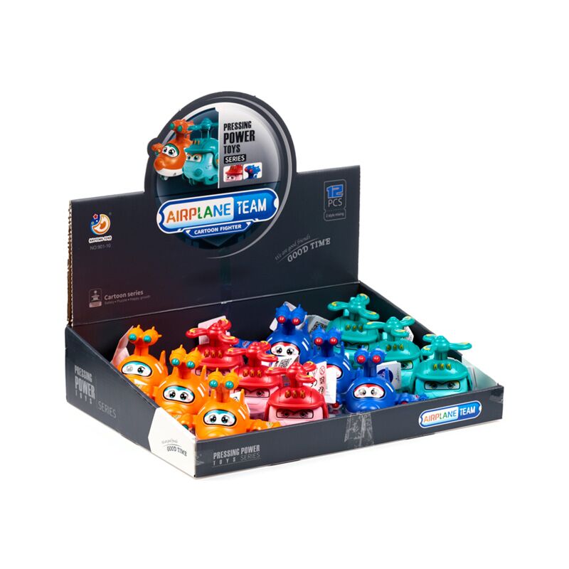 Chargez l'image dans la visionneuse de la galerie, Press go schattig vliegtuig actiespeelgoed