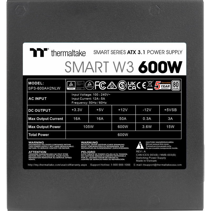Load image into Gallery viewer, Thermaltake w3 600w