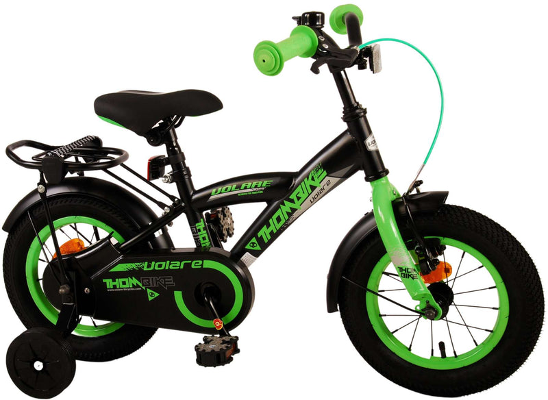 Load image into Gallery viewer, Volare Thombike Kinderfiets - Jongens - 12 inch - Zwart Groen