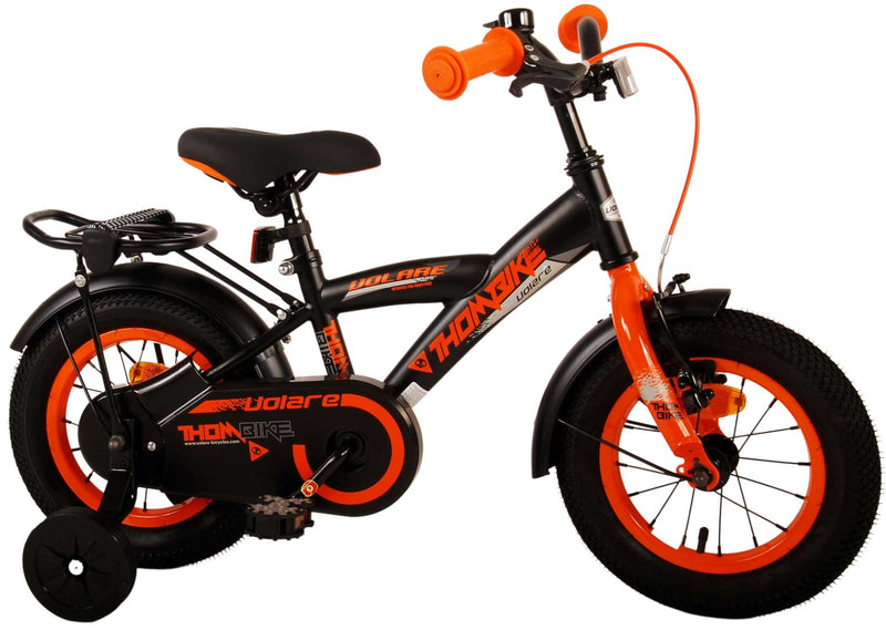 Load image into Gallery viewer, Volare Thombike Kinderfiets - Jongens - 12 inch - Zwart Oranje