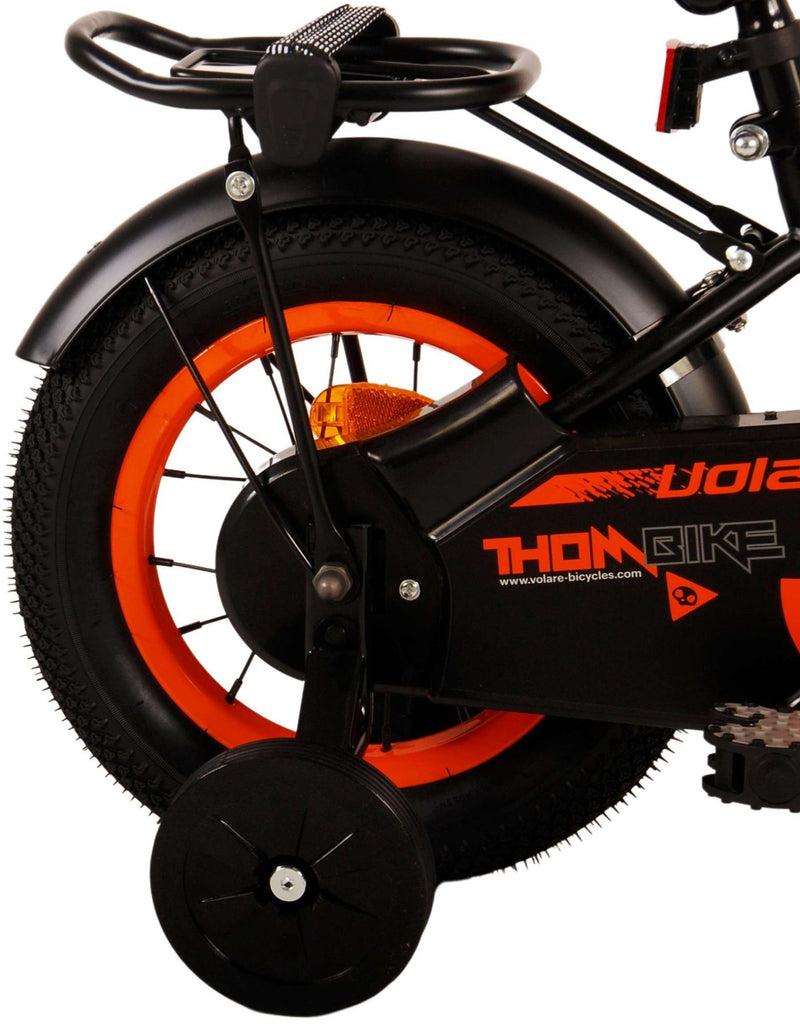 Load image into Gallery viewer, Volare Thombike Kinderfiets - Jongens - 12 inch - Zwart Oranje