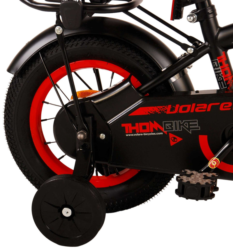 Load image into Gallery viewer, Volare Thombike Kinderfiets - Jongens - 12 inch - Zwart Rood