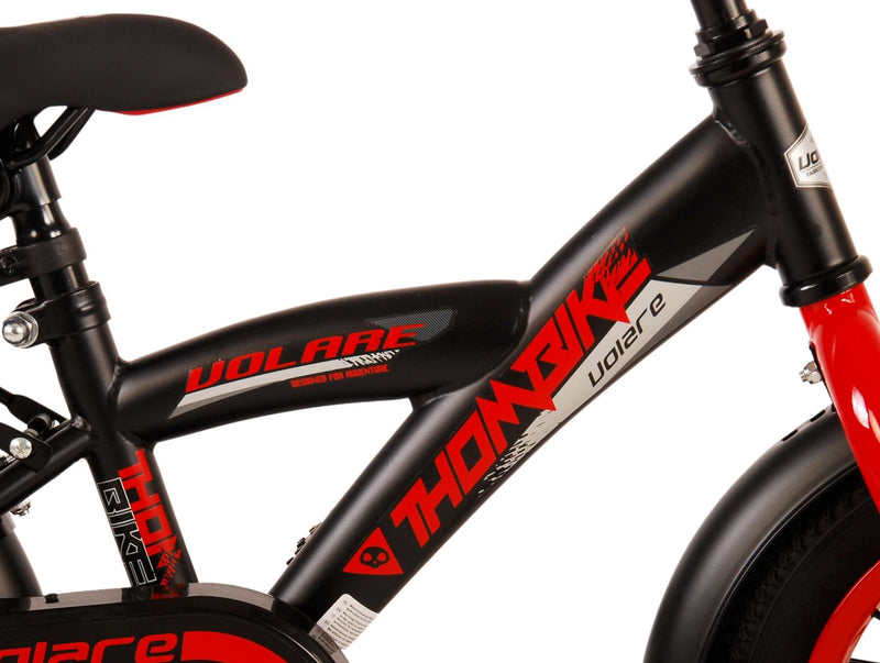 Load image into Gallery viewer, Volare Thombike Kinderfiets - Jongens - 12 inch - Zwart Rood