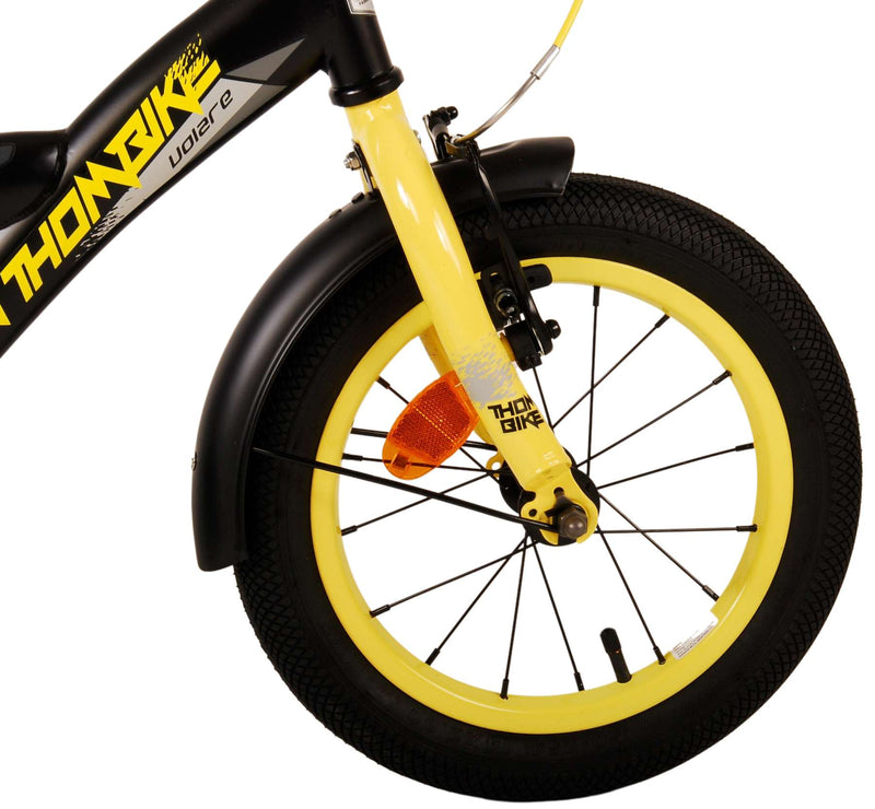 Load image into Gallery viewer, Volare Thombike Kinderfiets - Jongens - 14 inch - Zwart Geel