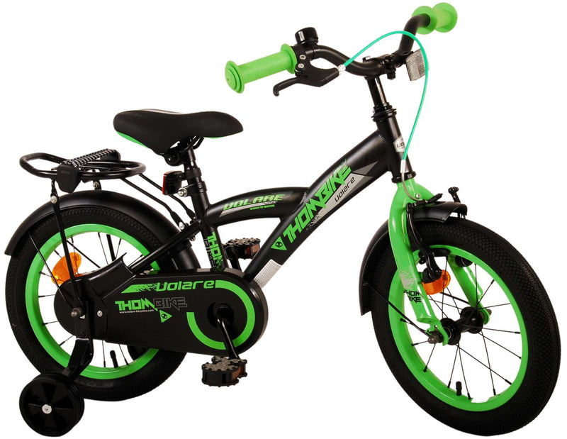 Load image into Gallery viewer, Volare Thombike Kinderfiets - Jongens - 14 inch - Zwart Groen